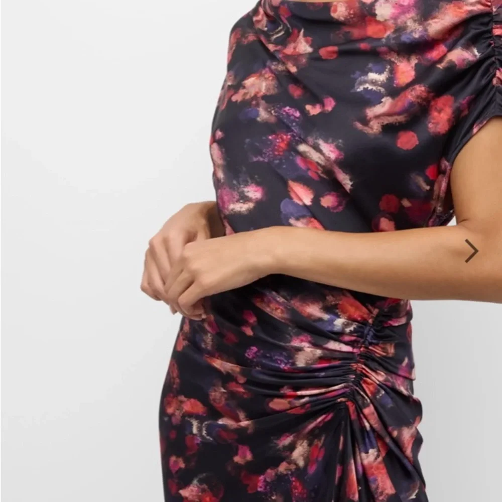 A.L.C Draped Satin Poppy Gown - Picture 6 of 9